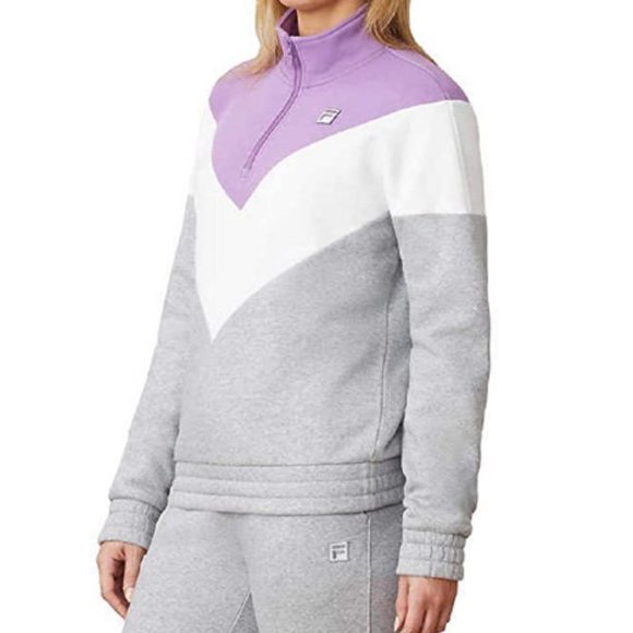 NWT Fila Women's 1/4 Zip Pullover Sweatshirt M - Picture 2 of 5